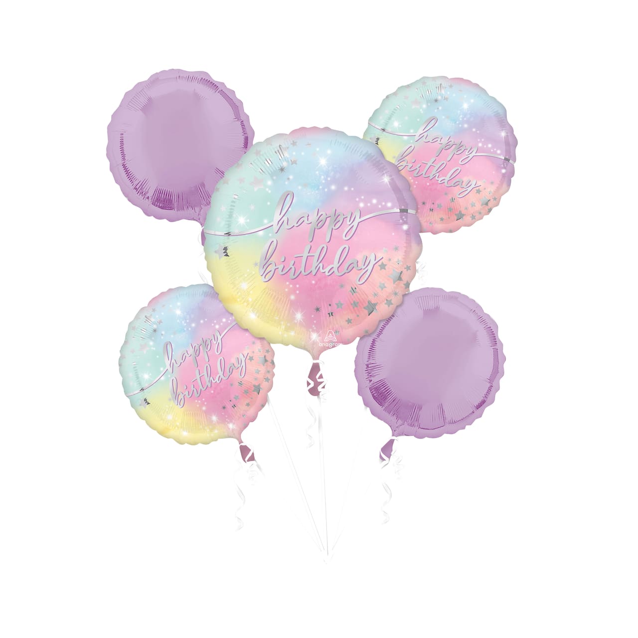 Luminous Birthday Foil Balloon Bouquet